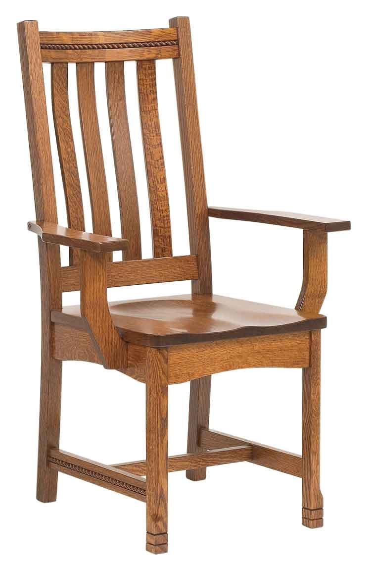 amish chairs with arms